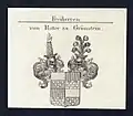Wappen De Ridder van Groenesteijn 1600