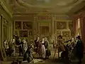 Der Sammler Josephus Brentano in seinem Kunstsaal, um 1795, Rijksmuseum Amsterdam