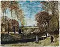 Der Pfarrgarten in Nuenen, Aquarell auf Papier, 38 × 49 cm, Oktober/November 1885, Noordbrabants Museum, ’s-Hertogenbosch