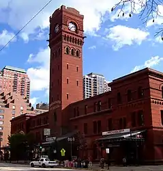 Dearborn Station; Blick auf das ehemalige Empfangsgebäude aus Richtung Nordwesten
