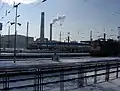 Bahnsteigansicht im Bahnhof Debrecen (2006)
