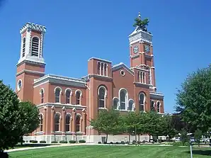 Decatur County Courthouse in Greensburg, gelistet im NRHP Nr. 73000014