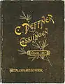 Japanisch stilisierter Katalog um 1890