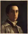 Selbstbildnis von Edgar Degas, ca. 1855.Durch Sam Salz 1950 veräußert