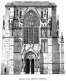 Südgiebel, Darstellung von 1901