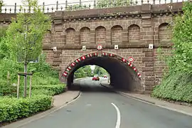Kanalbrücke des Dortmund-Ems-Kanals über die ehemalige Bundesstraße 235