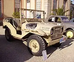 Delahaye VLR als Rallyeteilnehmer