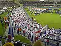 Einmarsch der panamaischen Mannschaft bei den Zentralamerikaspielen 2010
