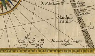 Henricus F. ab Langren Sculpsit – Signatur des Kupferstechers Henricus Florentius van Langren, aus Deliniantur in hac tabula …, Amsterdam, 1596