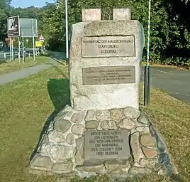 Denkmal zur Maueröffnung in Eckertal