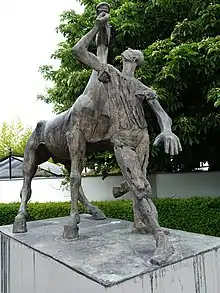  (1890–1969) Schweizer Minister, von Emilio Stanzani (1906–1977), Bildhauer