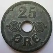 25 Øre 1941 Vorderseite