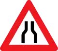 A43.1: Verengte Fahrbahn