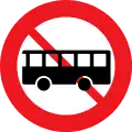 C23.2: Einfahrverbot für Kraftomnibusse