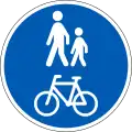 D27: Gemeinsamer Geh- und Radweg