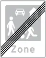 E52: Ende des verkehrsberuhigten Bereichs