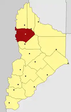 Lage von Copahue