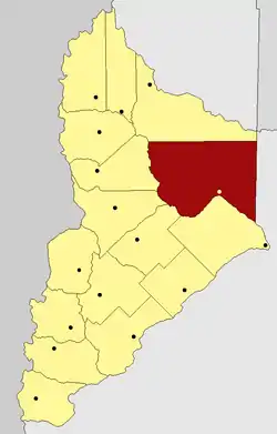 Lage von Añelo