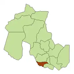 Lage von San Antonio