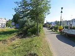 Gleise am Ostufer beim Fischereimuseum (2014)
