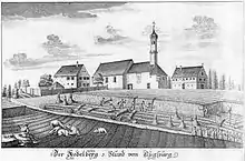 Stich vom Kobelberg, 1720