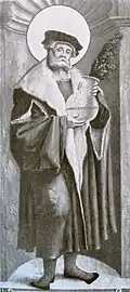 Der Heilige Kosmas  - Familienerbe - Kunsthandel - nach 1938 verschollen