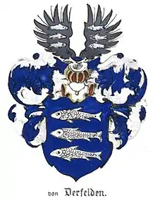 Wappen der balt­ischen Herren von Derfelden