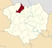 Rajon Derhatschi in der Ukraine