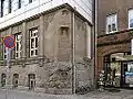 Sockel der zerstörten Rolandstatue