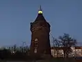 2014, beleuchtete Turmspitze