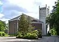 Detmold-Hiddesen, ev. St. Michael-Kirche, erbaut 1962–66 (Aufnahme 2012)