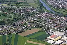 Luftbild von Dettingen