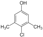 Struktur von Chlorxylenol