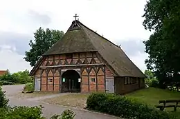 Hallenhaus als Kirche in Deutsch Evern (Martinuskirche)