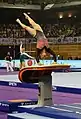Kim Bui am Sprung,
