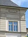 Jahreszahl 1876 am Hauptgebäude