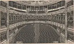 Deutsches Theater Innenansicht mit Bestuhlung (1912)