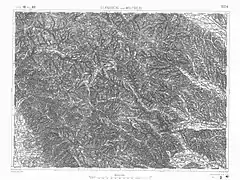 Spezialkarte der franzisco-josephinischen (3.) Landesaufnahme, Darstellung 1894, teilweise berichtigt bis 28. XI. 1913