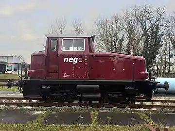Die Lok Deutz KG 230 B  (Baujahr 1963) wird ab 2020 zwischen Uetersen und Tornesch eingesetzt