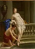 Callisto, nymphe de Diane sortant du bain, Musée de Cahors Henri-Martin, 1763