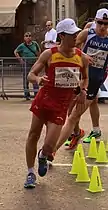 José Ignacio Díaz (rotes Trikot) – Rang fünfzehn