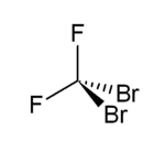 Strukturformel von Dibromdifluormethan