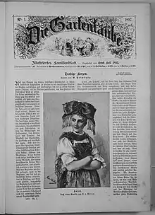 Illustration nach einem Gemälde von Emma von Müller in der Zeitschrift Die Gartenlaube, 1897