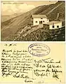 Die Sonklarhütte Speikboden auf einer alten Postkarte
