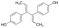 Strukturformel von Dienöstrol