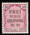 50 Pfg; Michel-Nr.: 8