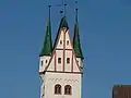 Turm mit fünf Spitzen
