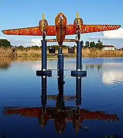 Legend. Hommage an Amelia Earhart,hier im Gründlacher Schwemmweiher