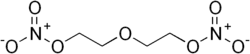 Strukturformel von Diethylenglycoldinitrat