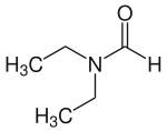Strukturformel von N,N-Diethylformamid